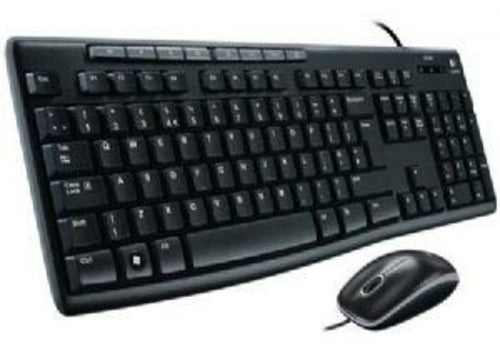 LOGITECH MK200 Media Keyboard and Mouse Combo 1000dpi USB 2.0