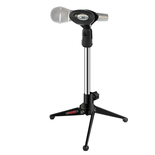 5Core Desktop Mic Stand Tripod Universal Desk Microphone Holder Table Top Stands-0
