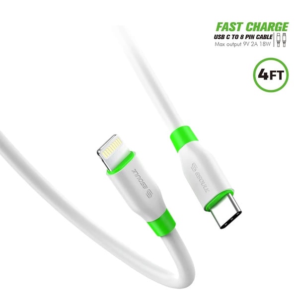 4FT PD Fast Charge USB-C To IPhone Cable